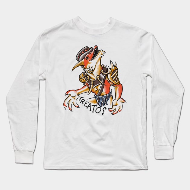 TREATO? Long Sleeve T-Shirt by Millageart